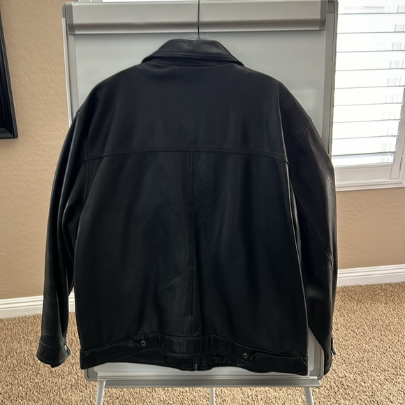 Leather aviator jacket - Picture 2 of 2